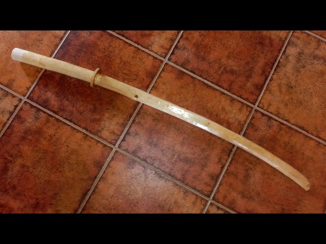 Como hacer una katana de madera (Bokken) 