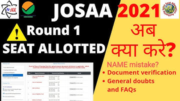 JOSAA Online Reporting 2021 (steps by steps) FAQs