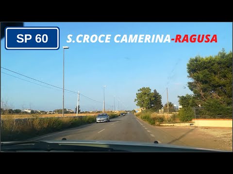 SP 60 : da Santa Croce Camerina fino a Ragusa