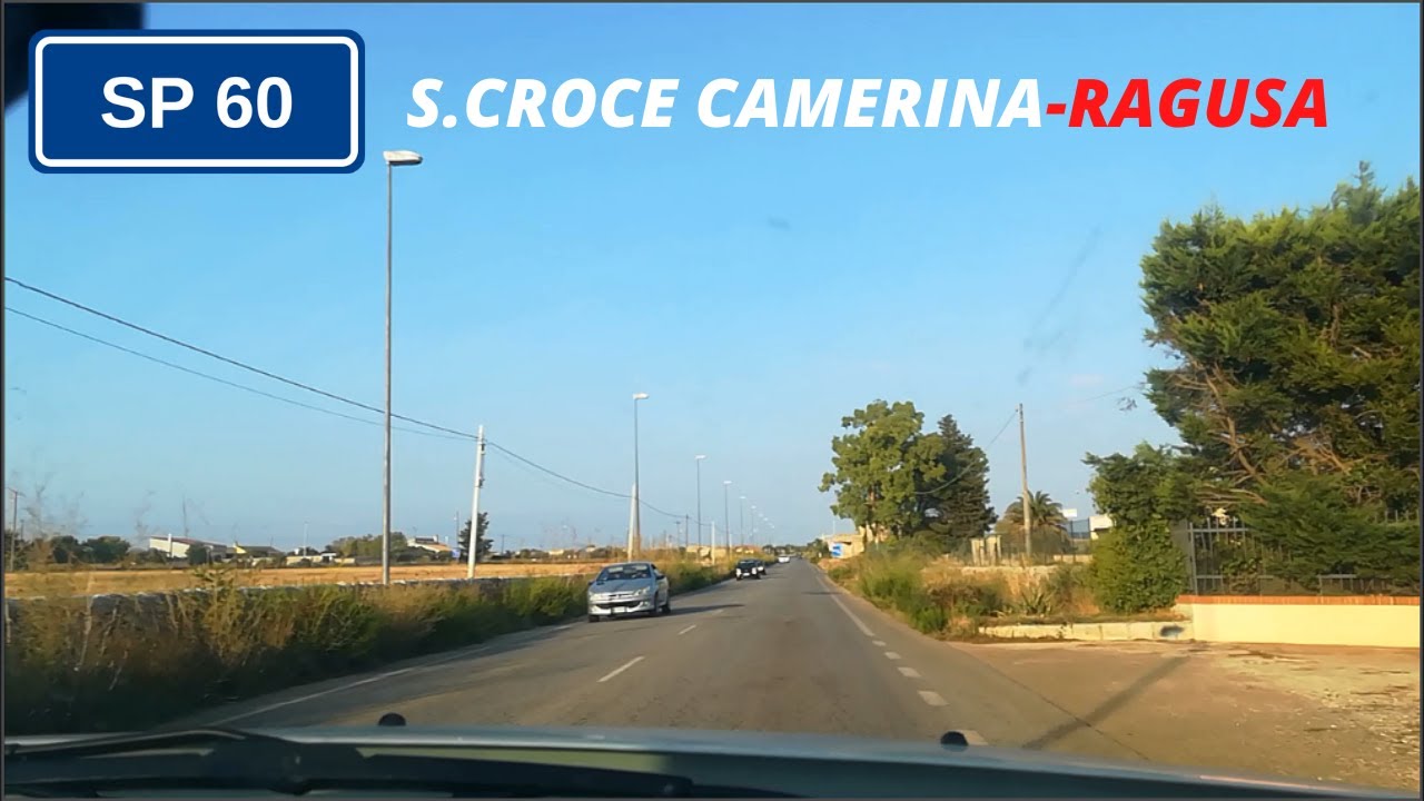 SP 60 : da Santa Croce Camerina fino a Ragusa