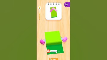 Color Roll 3D - slippers fold #shorts #colorroll3d #gaming #nicdzigaming  #gameplay