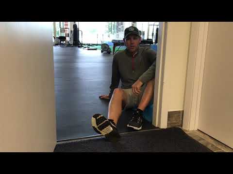 Hamstring Stretch in Doorframe