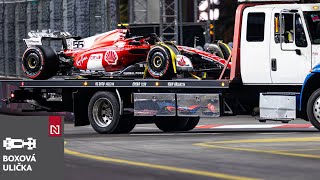 Las Vegas: Rozpačité tréningy ani bizarný trest pre Sainza neobrali Ferrari o pole position (S02E41)