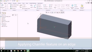 Round edges or chamfer edges in creo