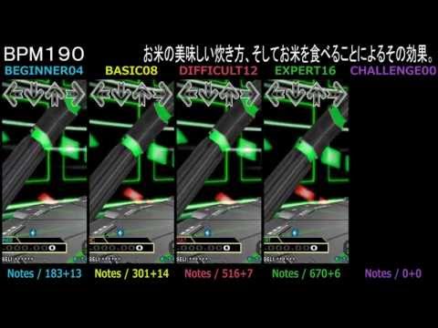 DDR/ お米の美味しい炊き方、そしてお米を食べることによるその効果。 - SINGLE (DanceDanceRevolution 2013)