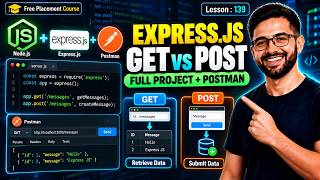 Express.js GET & POST Requests Tutorial: Build & Test APIs with Postman & Body-Parser