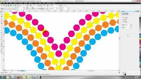 Creating A Multi-color Rhinestone Template Design In Corel Draw Software Sticky flock
