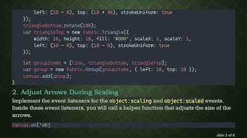 How to Prevent Scaling of Arrow Heads in Fabric.js 3.6.6