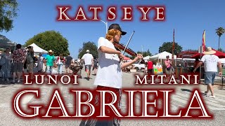 Gabriela 🔥 KATSEYE (캣츠아이) Violin Cover Live Performance at Topanga Vintage Market
