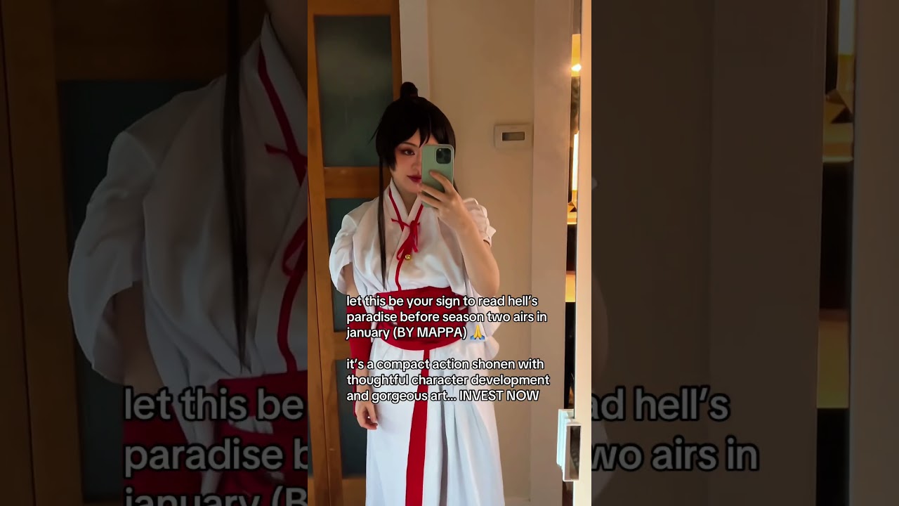 DID U WATCH YESTERDAY’S HELL’S PARADISE PV #hellsparadise #jigokurakucosplay #anime #sagiricosplay