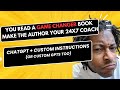 Brainstorm with a book author any time you want with ChatGPT &amp; Custom Instructions