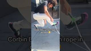 Jumping rope in the Hood (gone wrong) ? jumprope drillmusic fyp jumpropeskills skipping