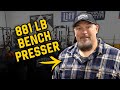881 lb bench pressers powerlifting gym tour