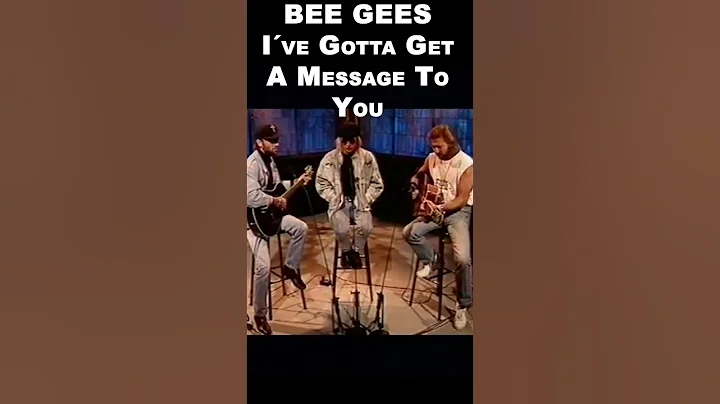 BEE GEES - I´ve Gotta Get A Message To You - LIVE - Robin´s voice is incredible!!  #shorts @beegees