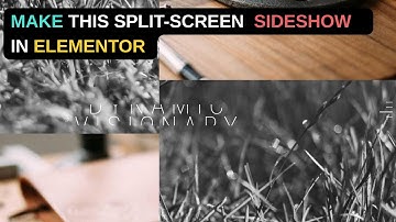 Make this Mega Slider: Stunning Split-screen Slideshow in WordPress Elementor