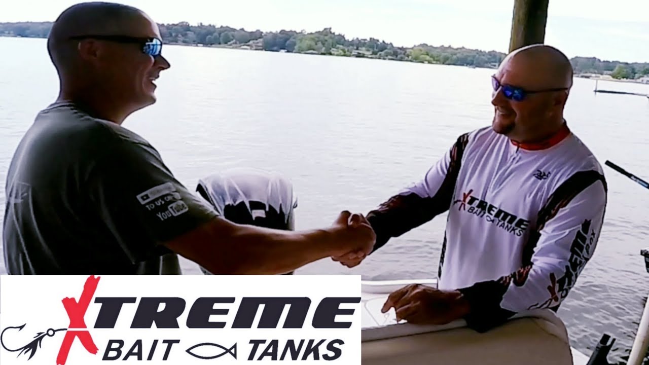 Damon Melcho aboard Bolt Finatics with our Xtreme Bait Tank YouTube