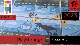 Playthrough | Survival Park (2023 9-Card Nanogame Print and Play Design Contest) screenshot 4