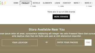 jewelry eCommerce website template free download