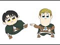 エルヴィンとリヴァイでポプテピピック吹き替えしてみた【声真似】１話
