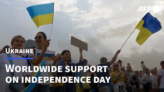 Famous Protests around the world as Ukraine marks independence day amid war | AFP Net Worth