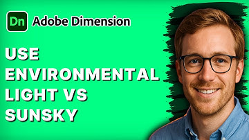 How to Use Environmental Light vs SunSky in Adobe Dimension [2025 Guide]