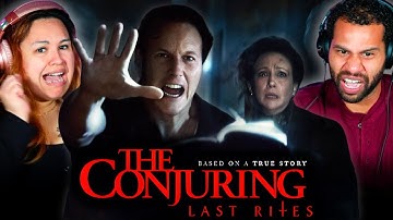 BEST IN THE SERIES?! The Conjuring Last Rites Reaction! First Time Watching!