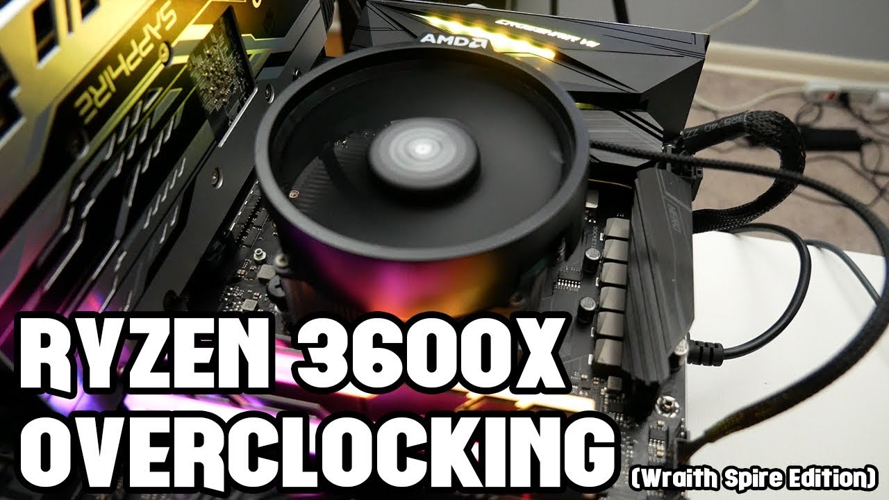 Ryzen 5 3600X Overclocking on the Stock Cooler - YouTube