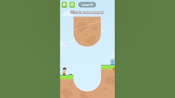 Slice to save/level 19 | funny game 2023 | new Android game 2023 #shorts #gaming #funny #gameplay