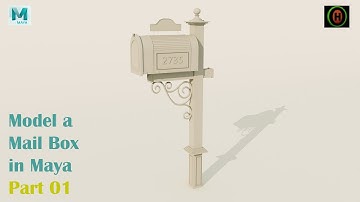 Autodesk Maya | How to Model a Mailbox | Part 1 of 2.