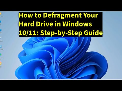 How to Defragment Your Hard Drive in Windows 10/11 :  Step by Step Guide