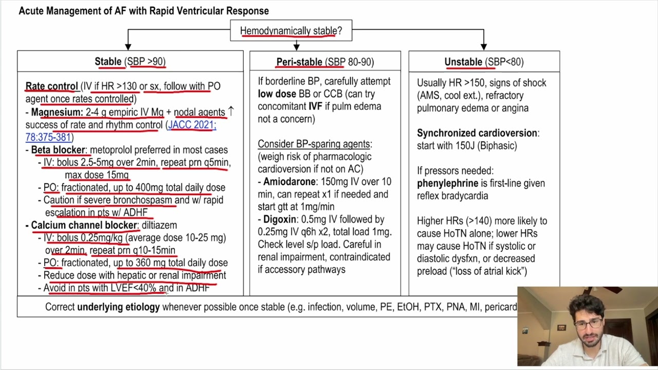 Afib With Rvr Treatment Guidelines