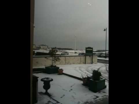 Snowing prestwick