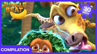 Jungle Beat - Munki ve Statik Elektrik! | Çocuk Çizgi Film | WildBrain Çocuklar