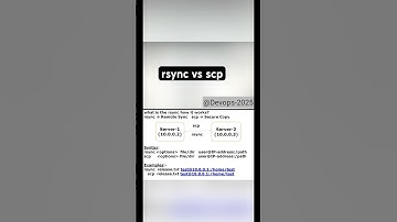 rsync vs scp ? Why rsync and scp ? Usage of them #linux #copy #sync #devops #linuxcommands #commands
