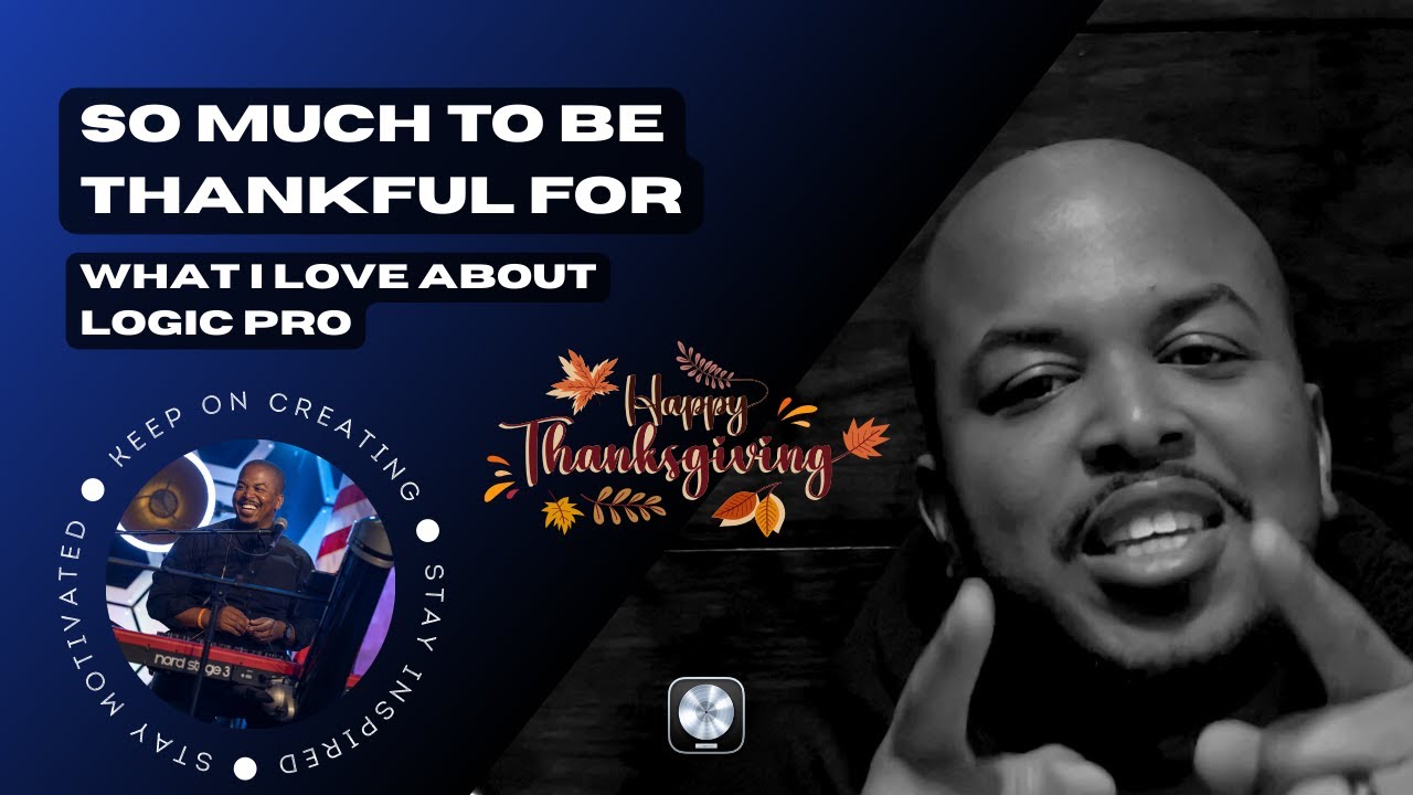 I'm Thankful For Logic Pro #logicpro #apple