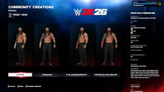 WWE 2K26 - How To Download Custom Attires For Roman Reigns (PS5) screenshot 3