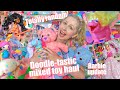 Mixed vintage toy haul  doodle bear pet kids darlin dino little miss dinosaur 80s barbie kawaii