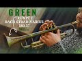 Green bach stradivarius trumpet customized by kgumusic aarutunian  concert scherzo trumpet