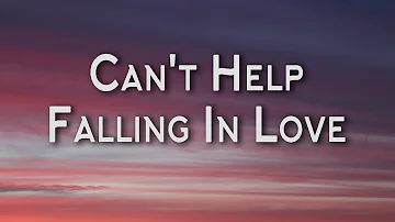 Can't Help Falling In Love - Haley Reinhart (Lyrics)