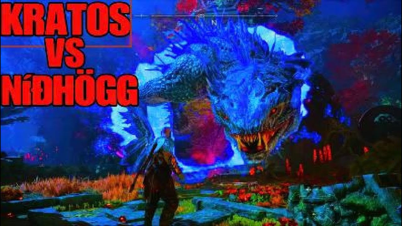 KRATOS VS NIDHOGG GOD OF WAR RAGNAROK - PS5 4K 60FPS - YouTube