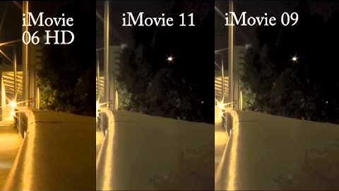 iMovie Version Quality Comparison