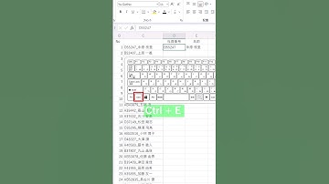 Ctrl + E 関数使わず一瞬でデータの分割・結合 #excel #エクセル