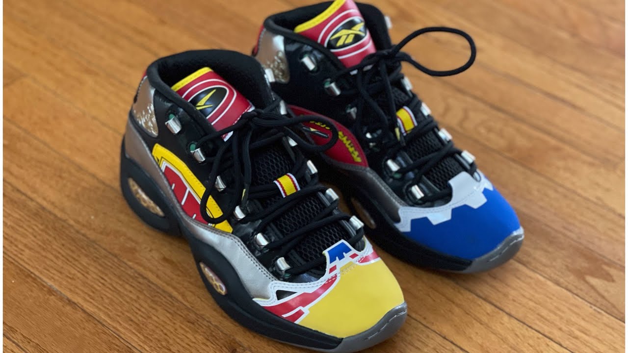 reebok question power ranger
