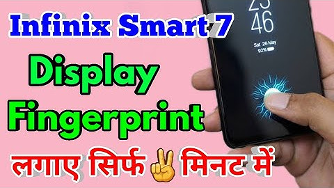 how to display fingerprint lock infinix smart 7, infinix smart 7 fingerprint lock