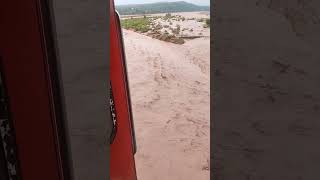 वैष्णो देवी और आस पास भारी बारिश- तवी रीवर के पानी का बहाव का वीडियो #vaishnodevi #rain