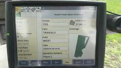 Using Field Swath on Pro700 Monitor