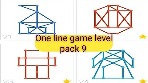 1 Line - one Line with one touch || Level pack 9 || puzzle game