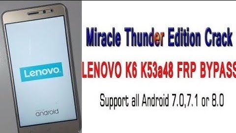 Lenovo K6 Note (K53a48) FRP Unlock or Google Account Bypass || Android 7 | 8 | 9 || Without PC
