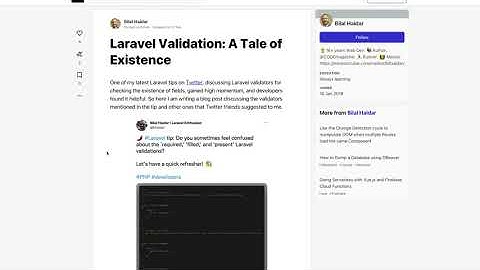 Laravel Validation: A tale of existence
