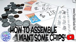 How To Assemble I Want Some Chips A Money Math Center From Noodle Nook